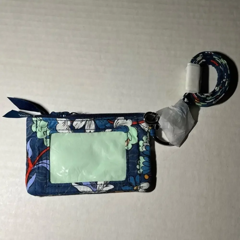 Vera Bradley‎ Zip ID & Lanyard Floral Bursts New with Tags
